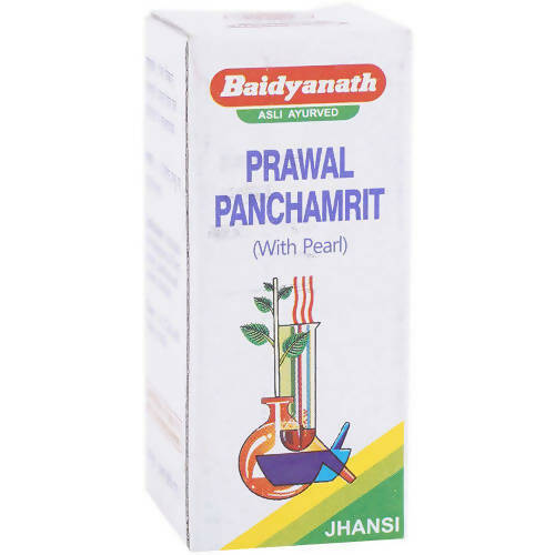 Baidyanath Jhansi Prawal Panchamrit Tablets (Moti Yukta) - Distacart