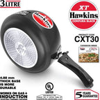 Hawkins Contura Hard Anodized Black XT 3 L Pressure Cooker (CXT30)