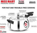 Hawkins Miss Mary Handi 5 L Pressure Cooker (MMH50)
