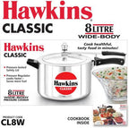 Hawkins Classic 8 L Pressure Cooker (CL8W)