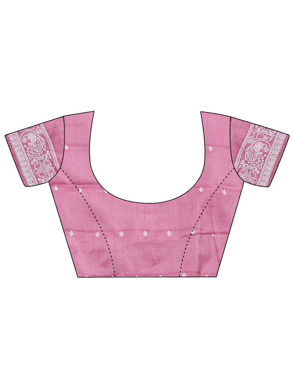 Shree Shyam Fashion Anaya Pink Linen Cotton Saree