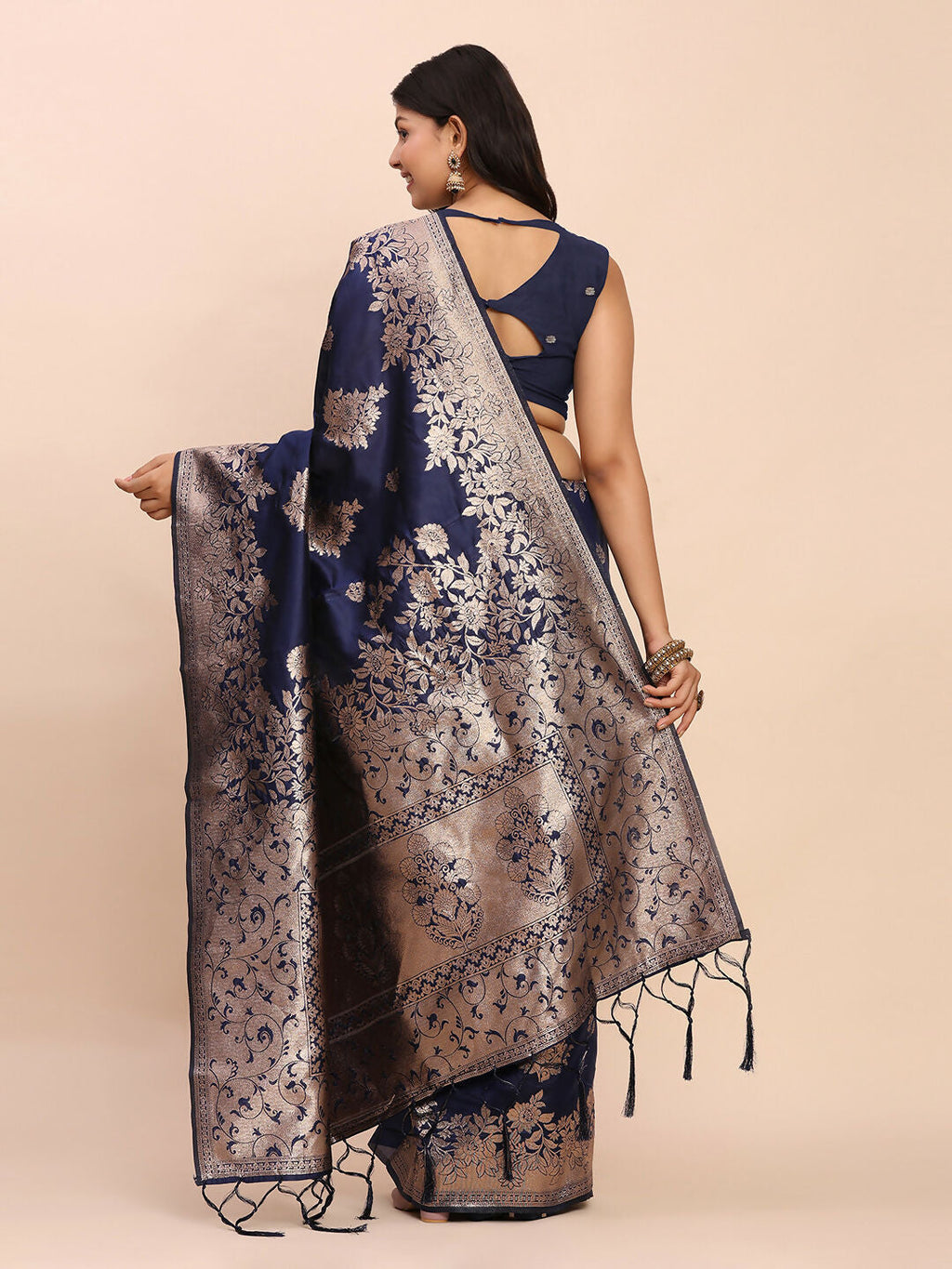 Shree Shyam Fashion Banarasi Silk Saree - Distacart