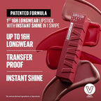 Maybelline New York Super Stay Vinyl Ink Liquid Lipstick, Instant Shine Lasts Up To 16H - 50 Wicked