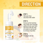 Nuerma Science Haldi Chandan Foaming Face Wash | Improve Skin Texture & Reduces Acne