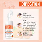 Nuerma Science Papaya Foaming Face Wash | Brightens Skin Tone & Clears Blemishes
