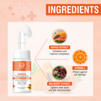 Nuerma Science Papaya Foaming Face Wash | Brightens Skin Tone & Clears Blemishes