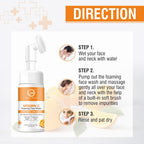 Nuerma Science Vitamin C Foaming Face Wash | To Enhance Skin Glow & Reduce Pigmentation