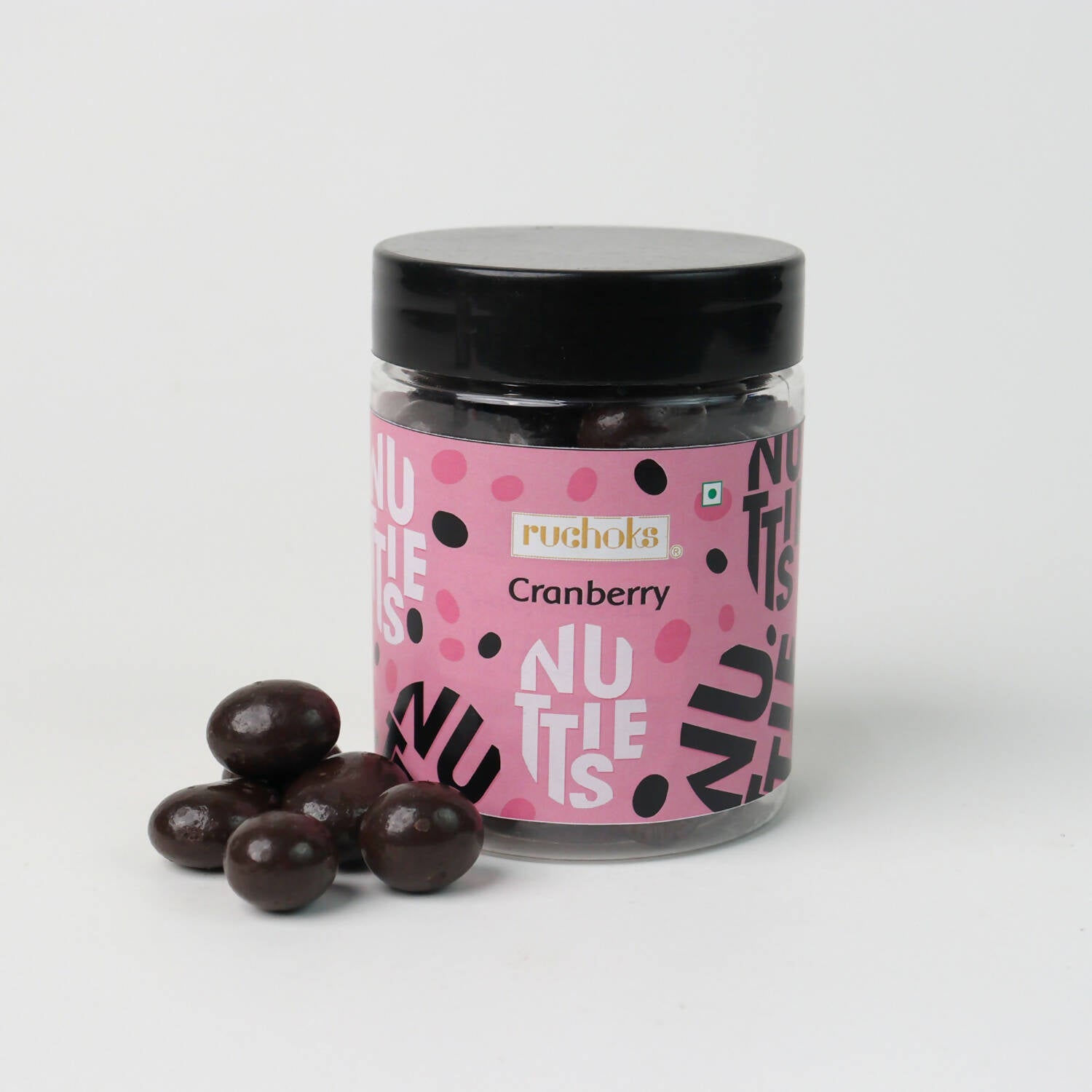 Dibha Ruchoks - Cranberry Dragees Chocolate Coated