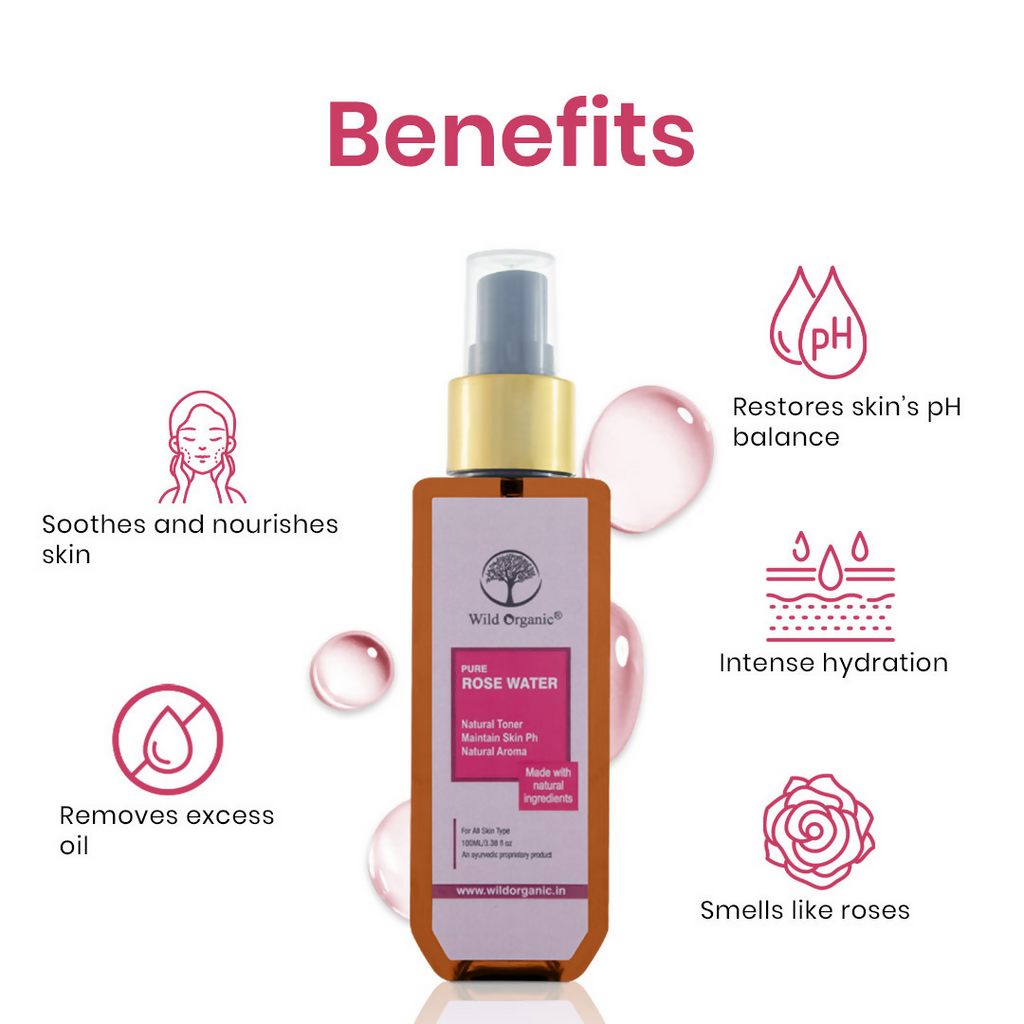 Wild Organic Rose Water Skin Toner