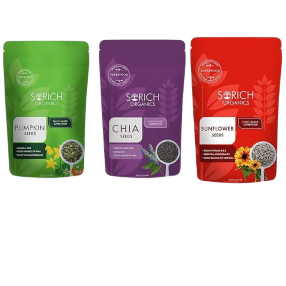Sorich Organics Chia, Pumpkin and Sunflower Seeds - Distacart