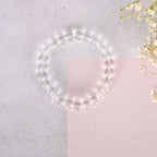 NVR Men & Women Transparent Beaded Elasticated Bracelet - Distacart