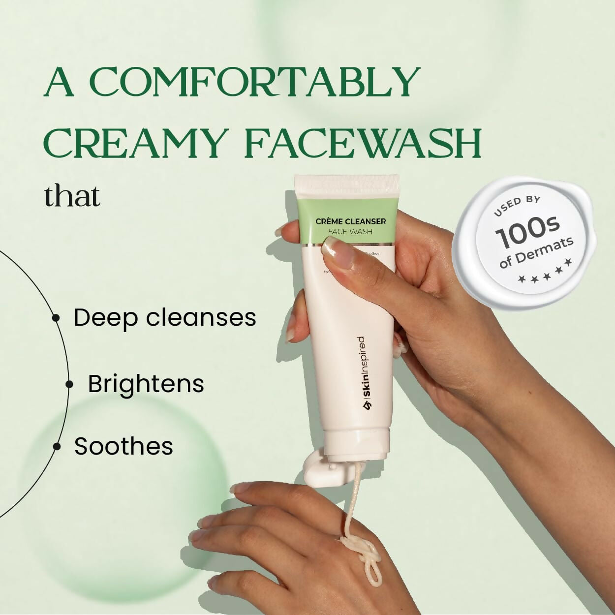 Skininspired Crème Cleanser For Oily Skin Face Wash - Distacart