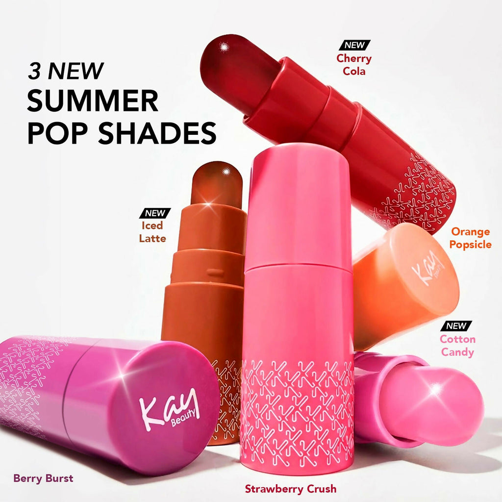 Kay Beauty Jelly Lip & Cheek Popsicle Wand - Berry Burst - Distacart