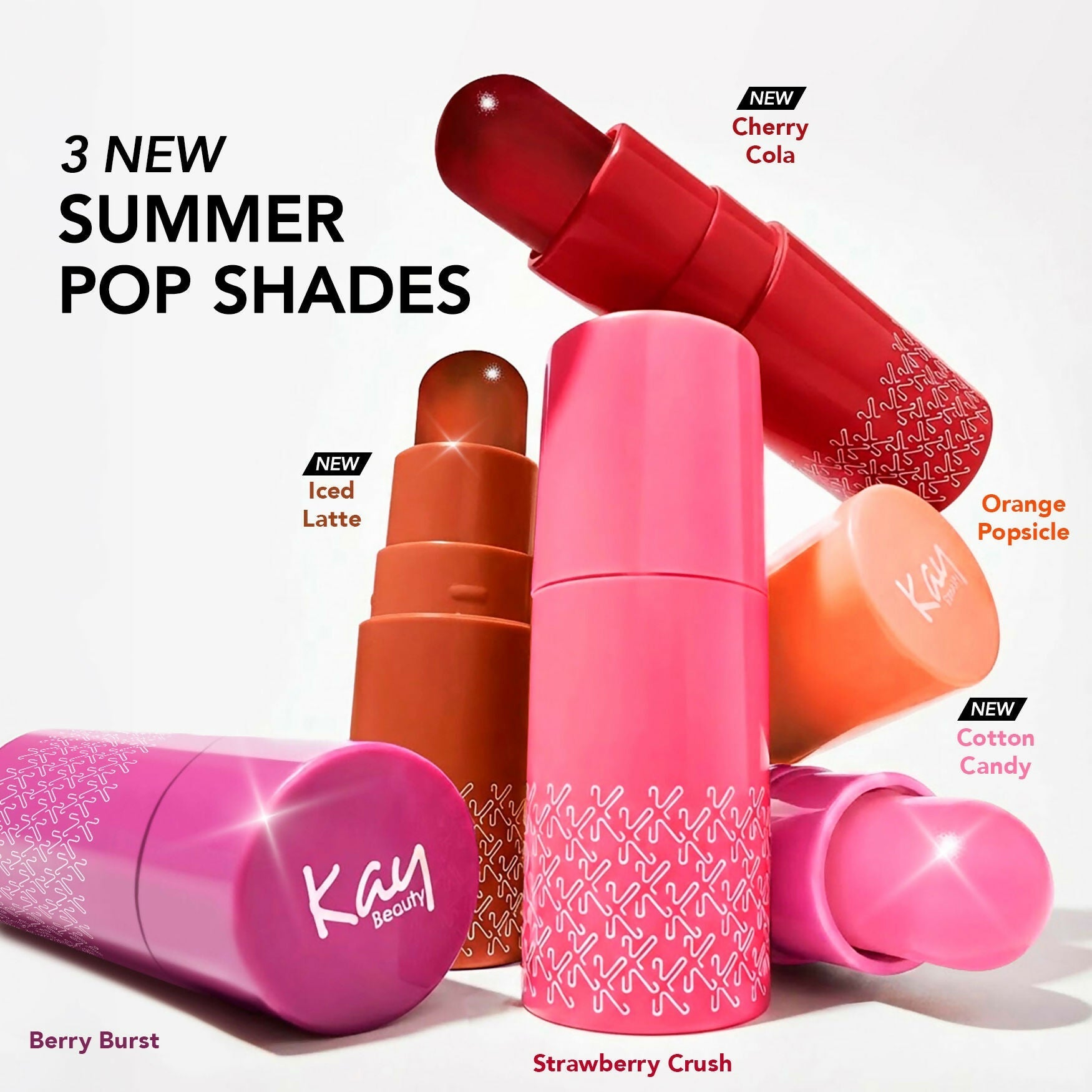 Kay Beauty Jelly Lip & Cheek Popsicle Wand - Berry Burst - Distacart