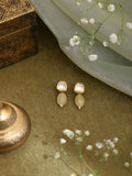 Ruby Raang Yellow Kundan Studs - Distacart