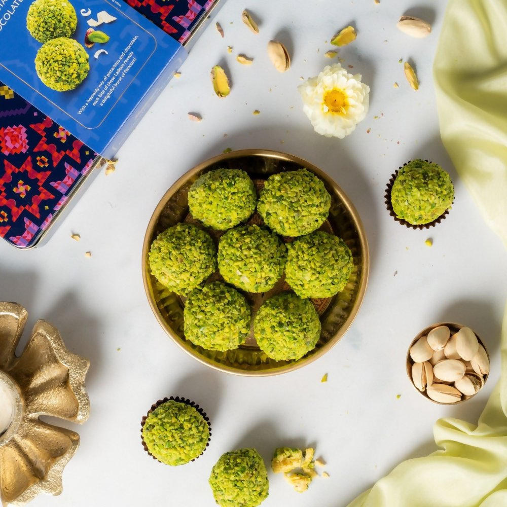 Haldiram's Pistachio Chocolate Ladoo - Distacart