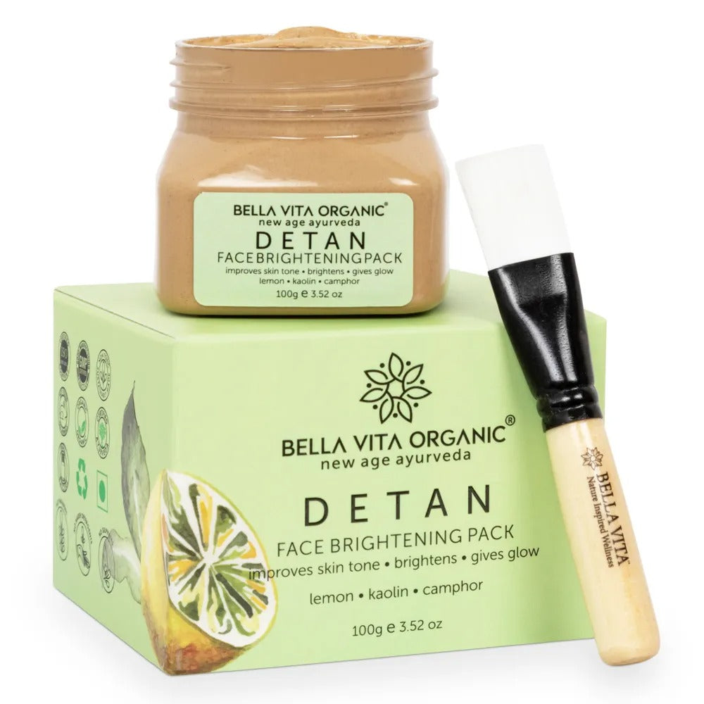 Bella Vita Organic INSTABRIGHT Face Pack for DeTan