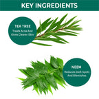 Nykaa Naturals Tea Tree & Neem Detox Face Scrub For Purifying, Acne Control & Clear Skin Glow - Tea Tree & Neem