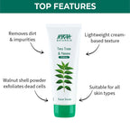 Nykaa Naturals Tea Tree & Neem Detox Face Scrub For Purifying, Acne Control & Clear Skin Glow - Tea Tree & Neem