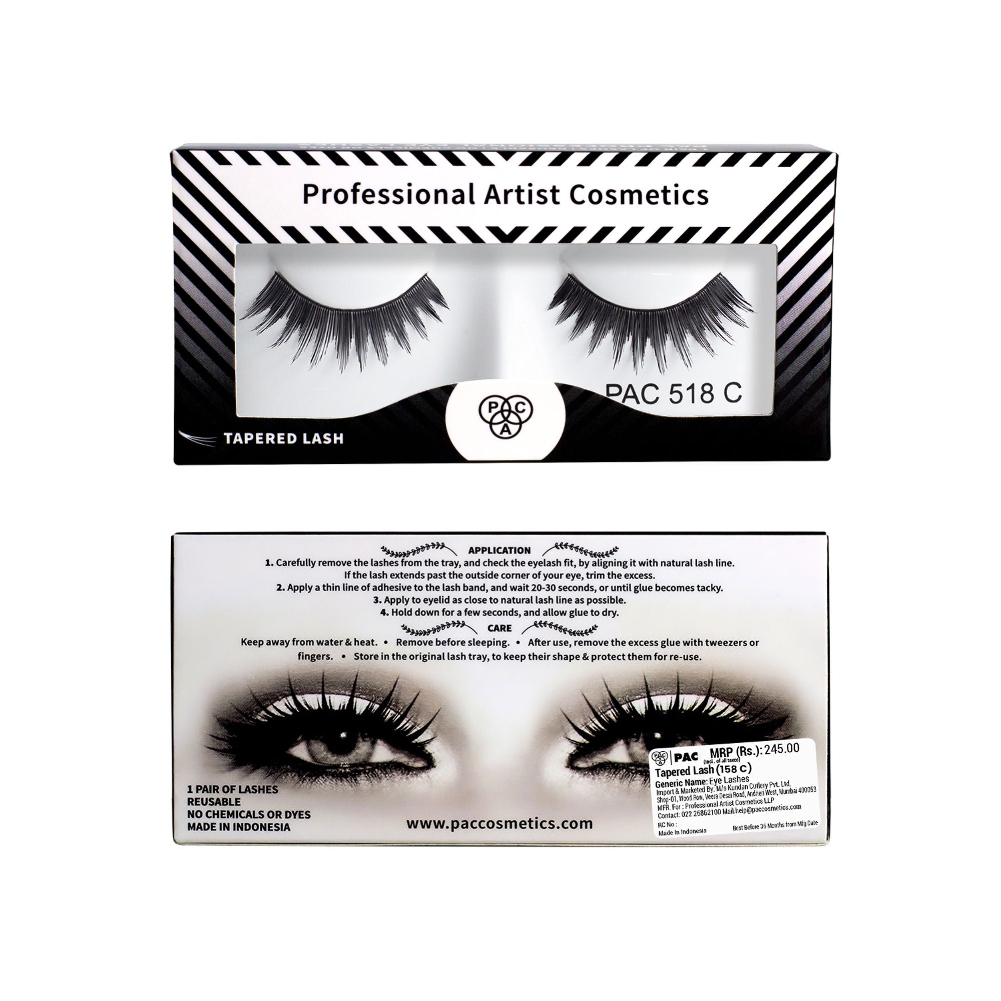 PAC Studio Tapered Lash - 518 C - Distacart