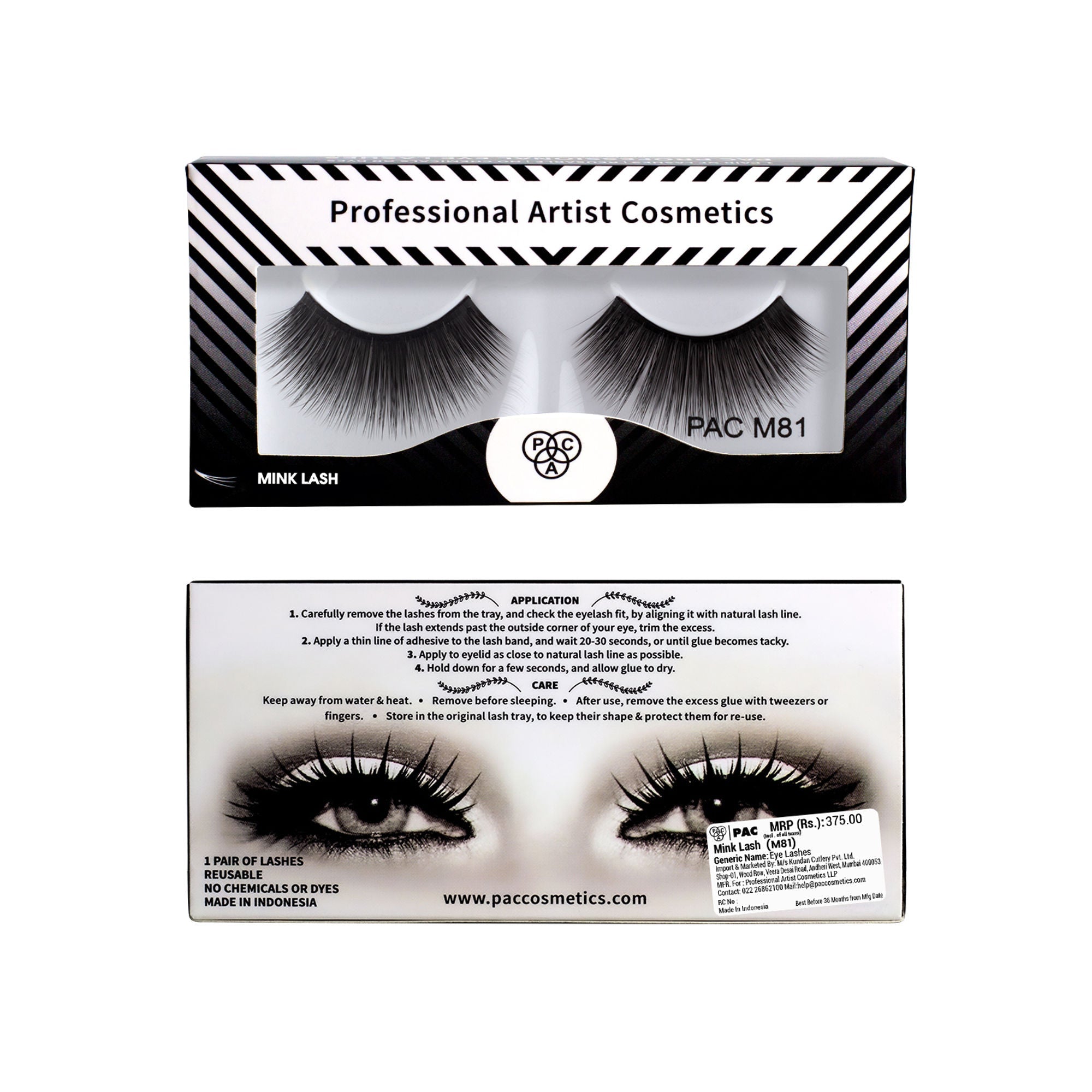PAC Studio Mink Lash - M81 - Distacart