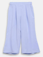 Ahalyaa Blue Net Kids Kurta Palazzo Sets For Girls