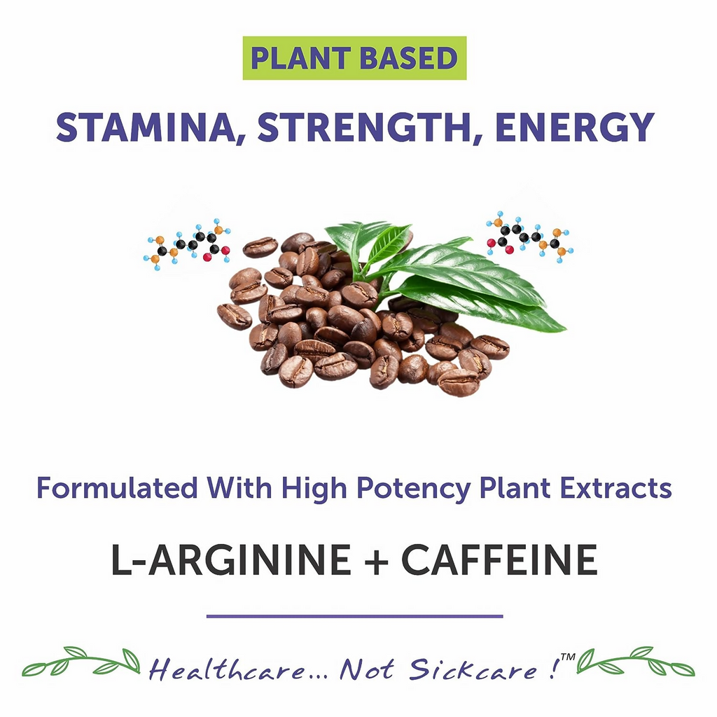 Bliss Welness L-Arginine Caffeine Tablets - Distacart
