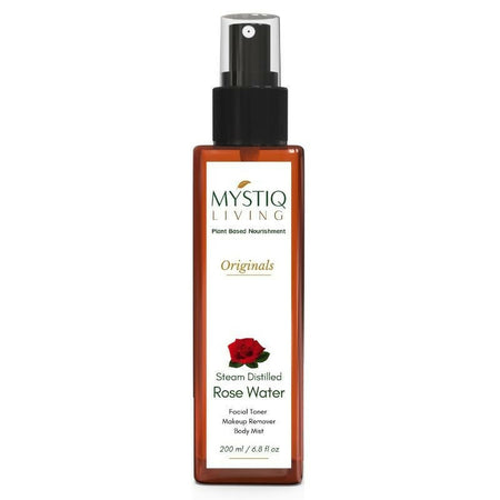 Mystiq Living Rose Water Pure & Natural Spray Face Toner, Gulab Jal For Skin & Hair