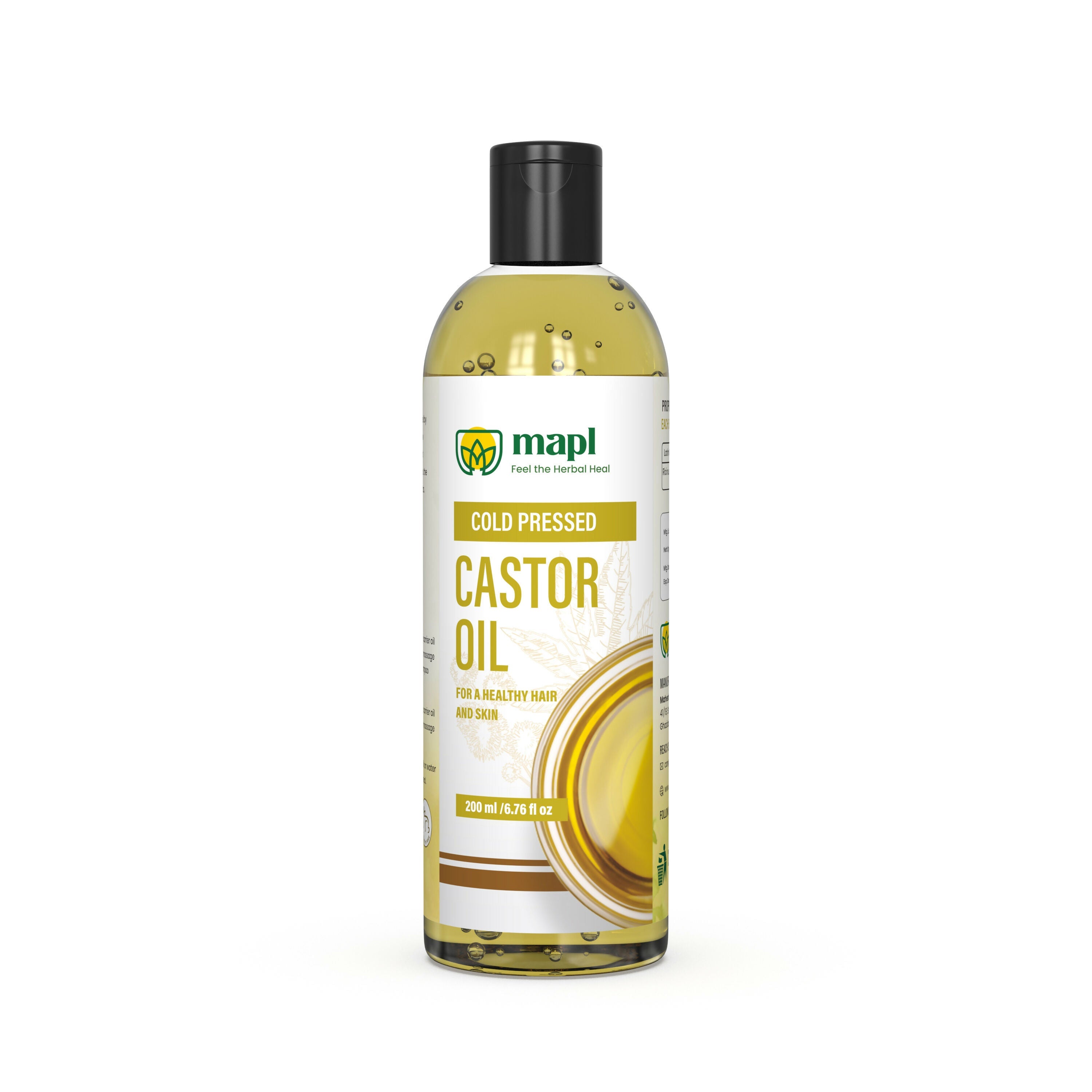 MAPL Castor Oil Cold Pressed - Distacart