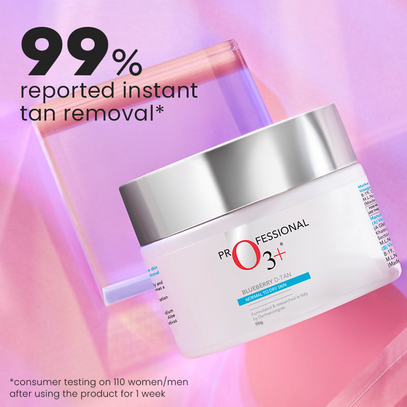 Professional O3+ Blueberry D-Tan Mask