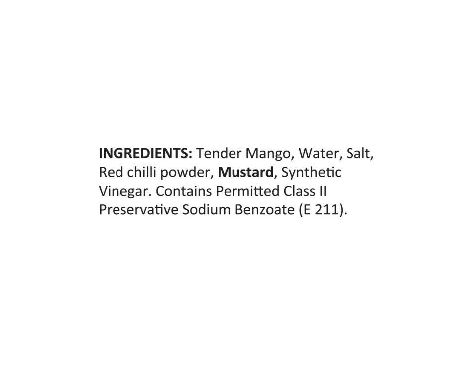 Tasty Nibbles Tender Mango Pickle