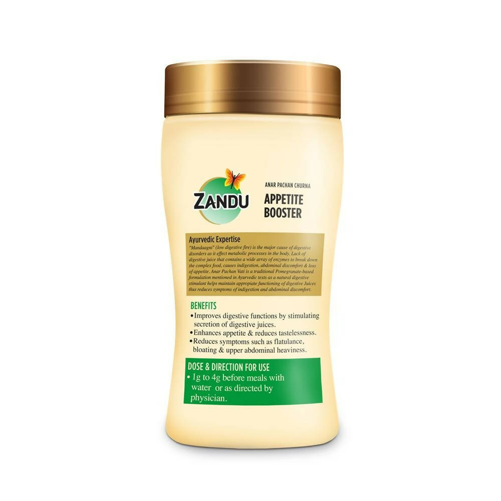 Zandu Appetite Booster Anar Pachan Churna - Distacart
