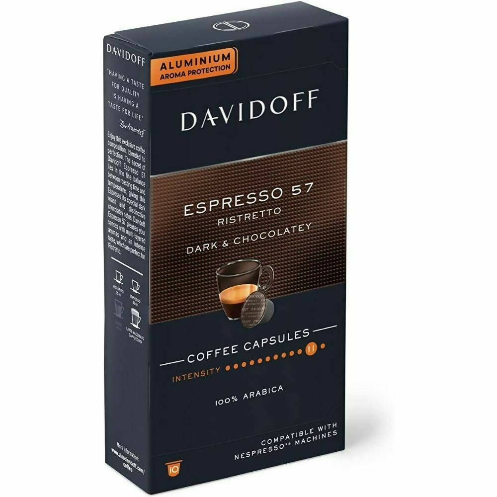 Davidoff Espresso 57 Ristretto Dark & Chocolatey Coffee Capsules