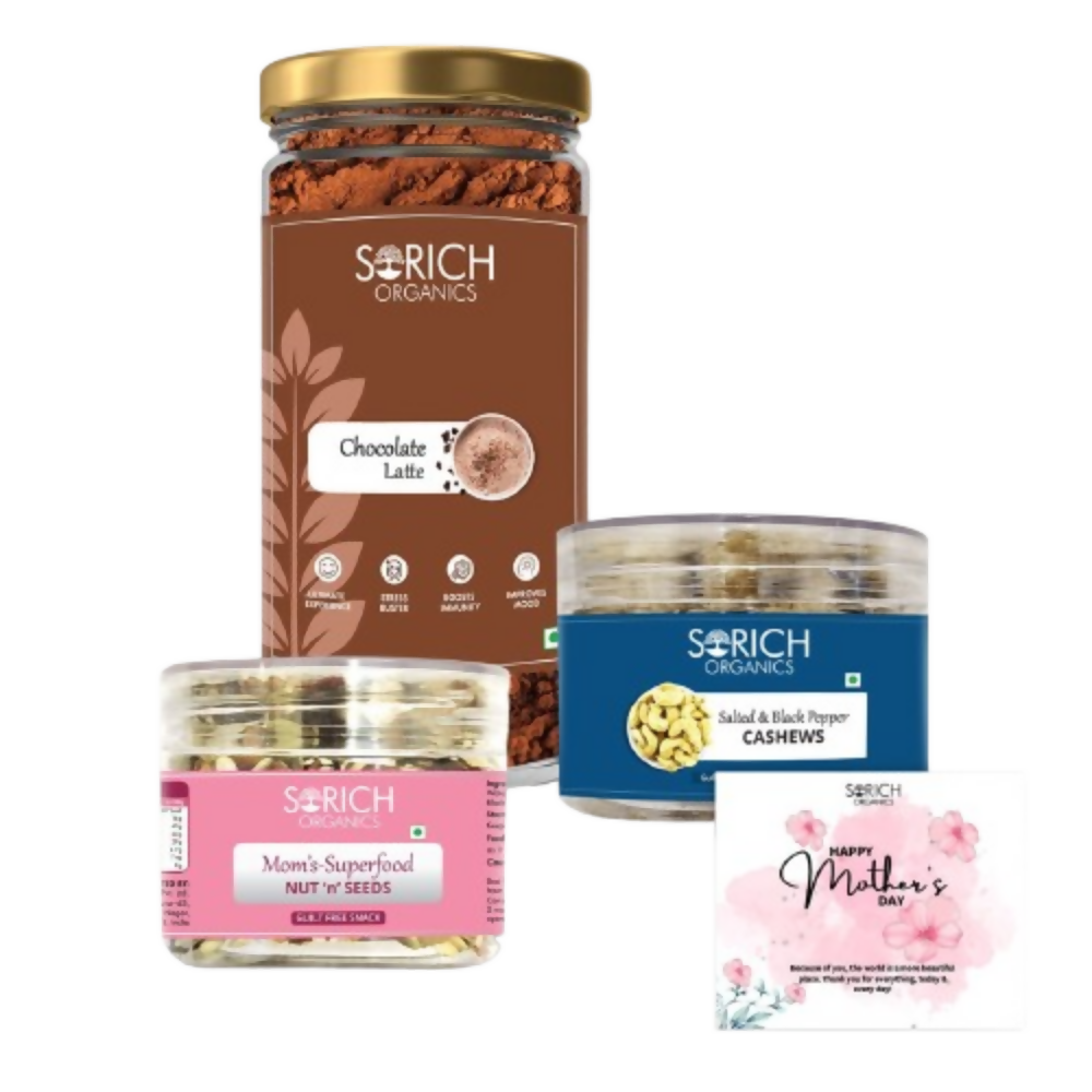 Sorich Organics Mother's Superfood Mix, Chocolate Latte & Salted and Black pepper Cashew - Distacart