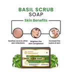 Khadi Organique Basil Scrub Soap