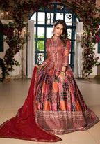 Women's Wedding Traditional Multi Dull Satin Lehenga Choli - Kaushlya