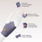 Orth-rem Wrist Support Brace with Thumb Loop Strap - Distacart