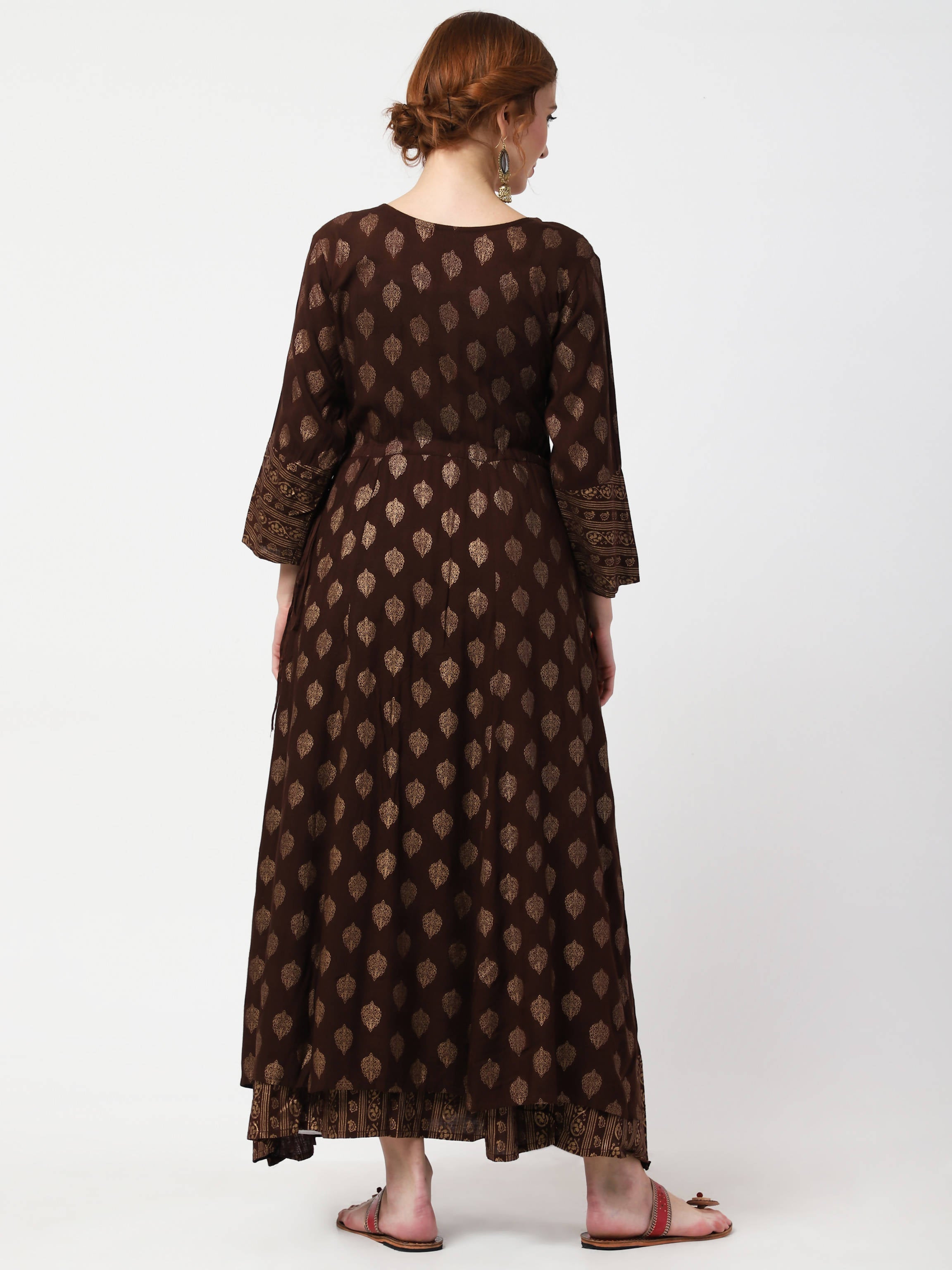 Cheera Double Layer Anarkali Dress