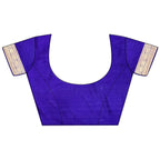 Joban Fashion Violet Floral & Ethnic Motifs Design Soft Silk Meenakari Banarasi Saree - Distacart