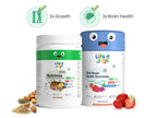 Little Joys Nutrimix Powder Kulfi Almond 2 - 6 Years + Brain Gummies Combo - Distacart