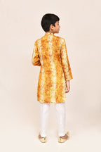 Joban Fashion SilkMusturd Kurta With Straight Fit Pant