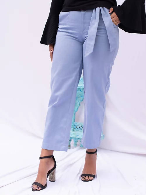 Diva Globe Denim Straight Cut Trouser - Distacart