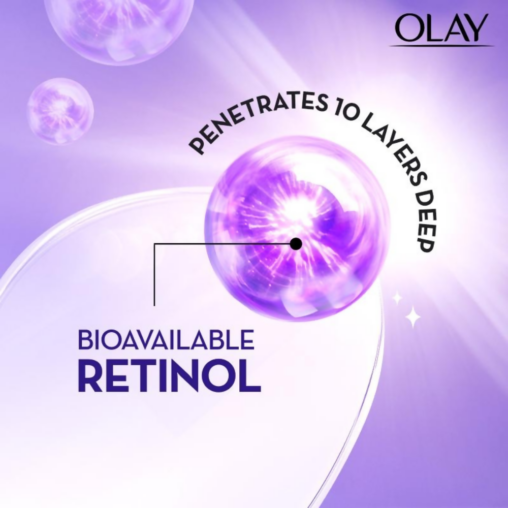 Olay Retinol Kit For Overnight Repair - Serum With Free Cleanser