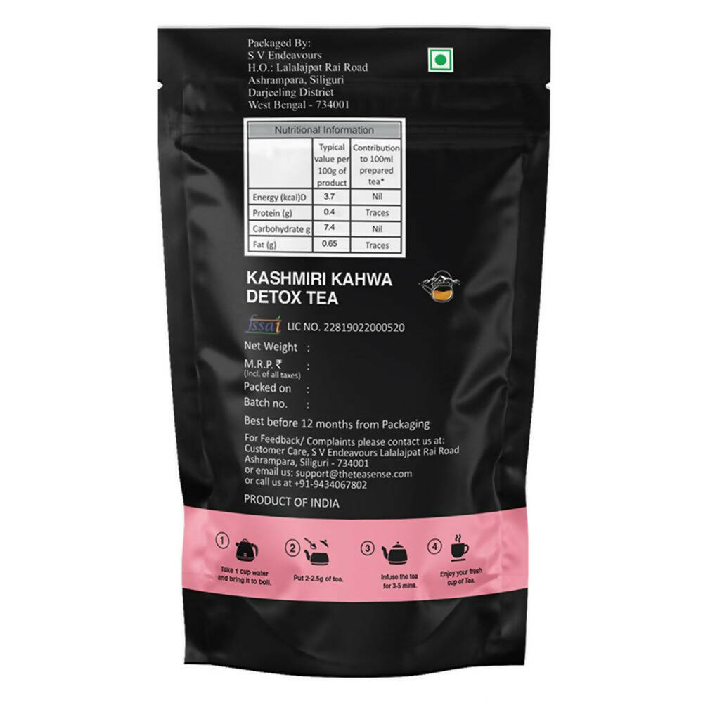 Tea Sense Kashmiri Kahwa Detox Green Tea - Distacart