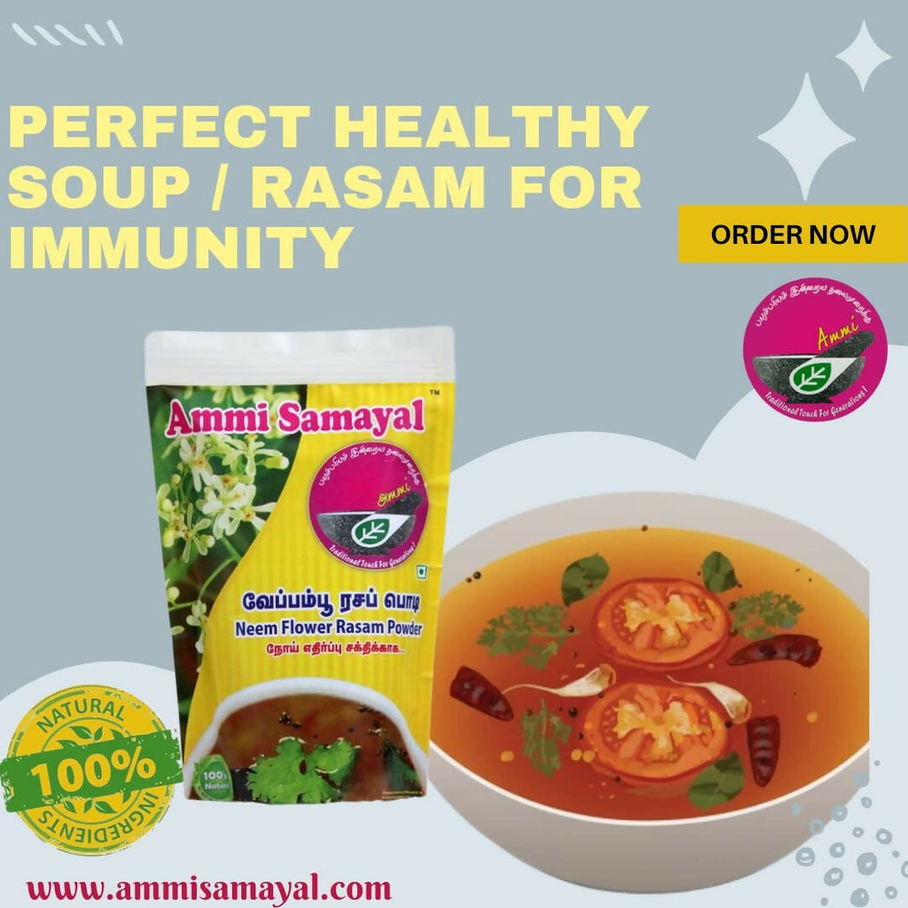 Ammi Samayal Neem Flower (Veppampoo) Instant Rasam/Soup Mix