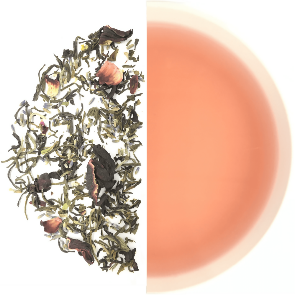 Tassyam Organics Lavender Hibiscus Green Tea - Distacart