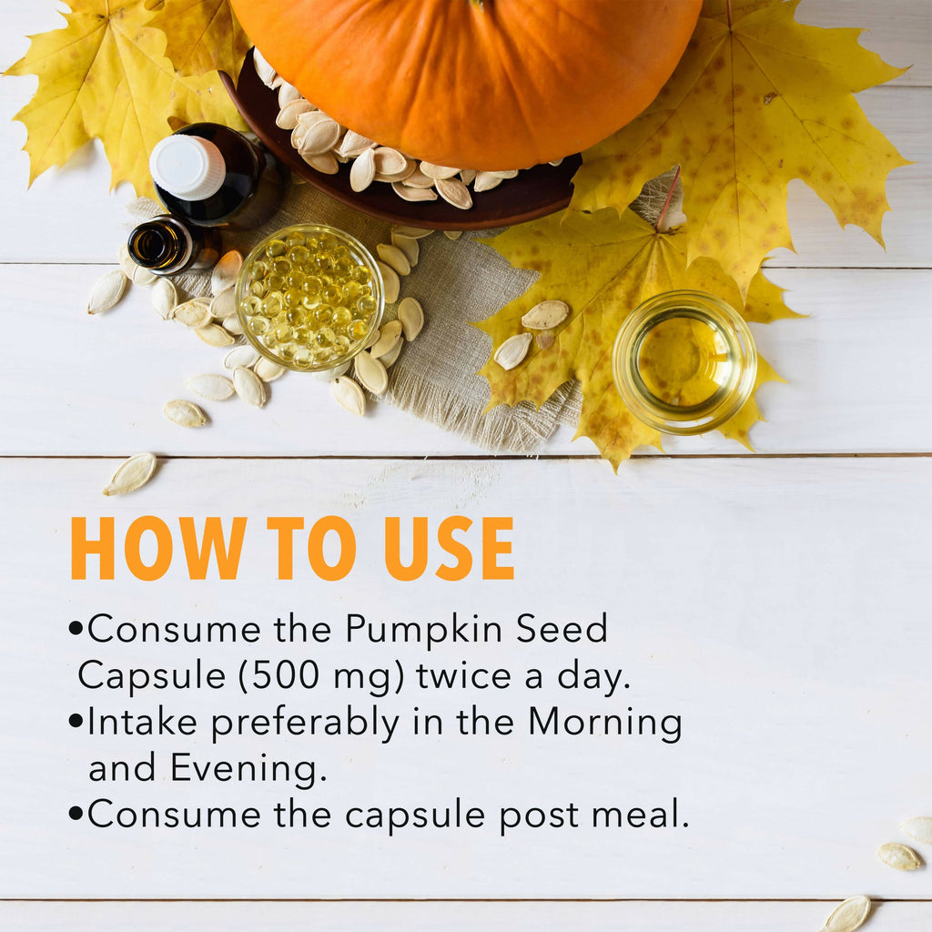Nutriorg Pumpkin Seed Oil Soft Gel Capsules - Distacart