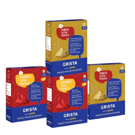Crista Spices Kashmiri Chilli Powder and Dhaniya Jeera Powder