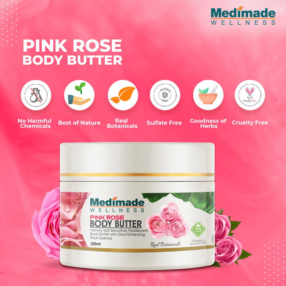 Medimade Wellness Pink Rose Body Butter