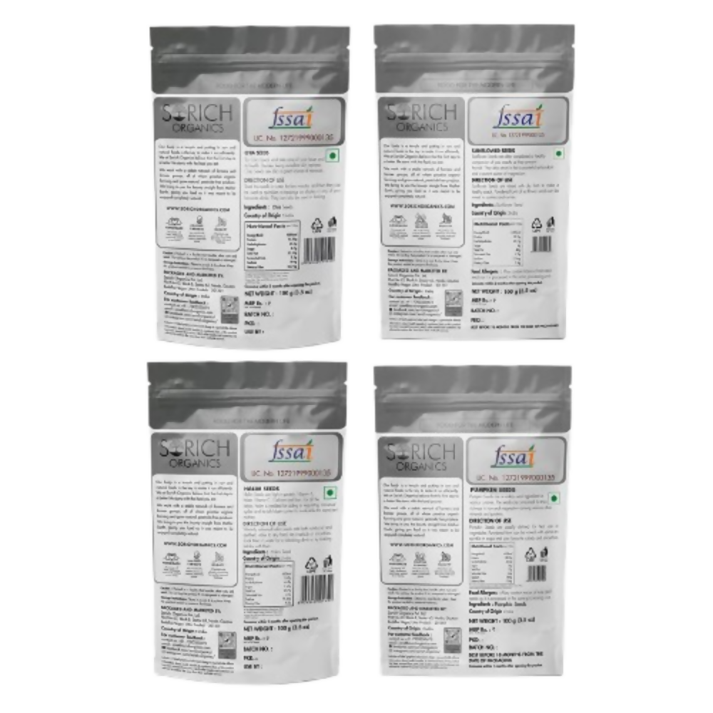 Sorich Organics Chia, Pumpkin, Sunflower & Flax Seeds